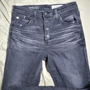 AG The Isabelle BLACK Button Up/High Rise/29 R